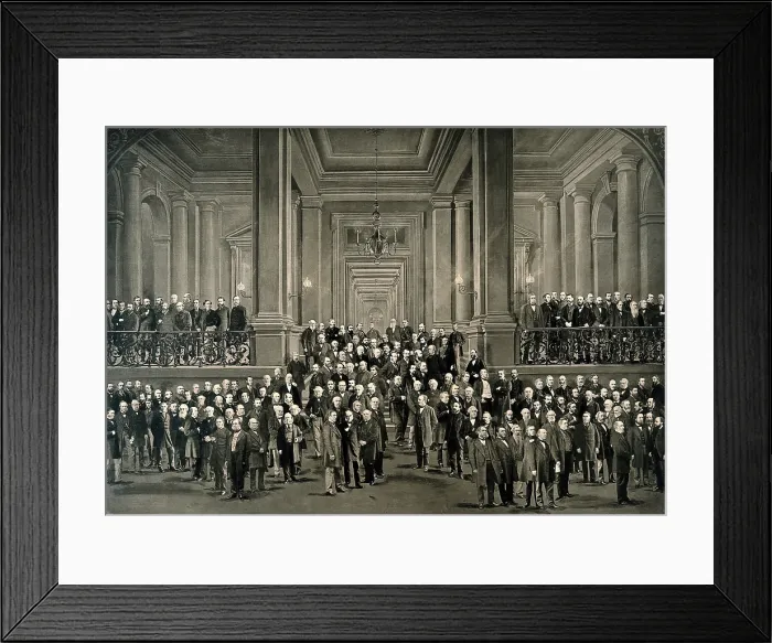 Framed Print : Leaders in medicine and surgery, 19th century. Creator: Unknown Framed Print : Leaders in medicine and surgery, 19th century. Creator: Unknown