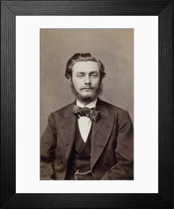 Framed Print : Frederick Belding Power, 1873. Creator: F Peter Framed Print : Frederick Belding Power, 1873. Creator: F Peter