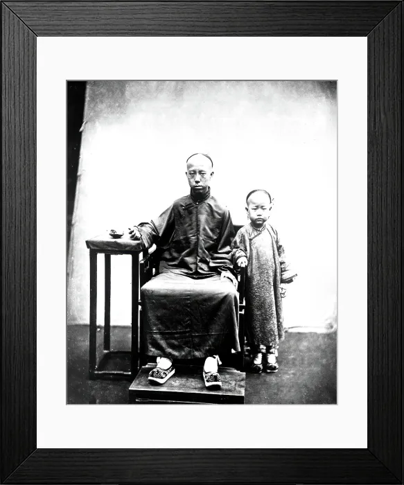 Framed Print : Canton, Kwangtung province, China, 1981 (from a negative of 1869). Creator: John Thomson Framed Print : Canton, Kwangtung province, China, 1981 (from a negative of 1869). Creator: John Thomson