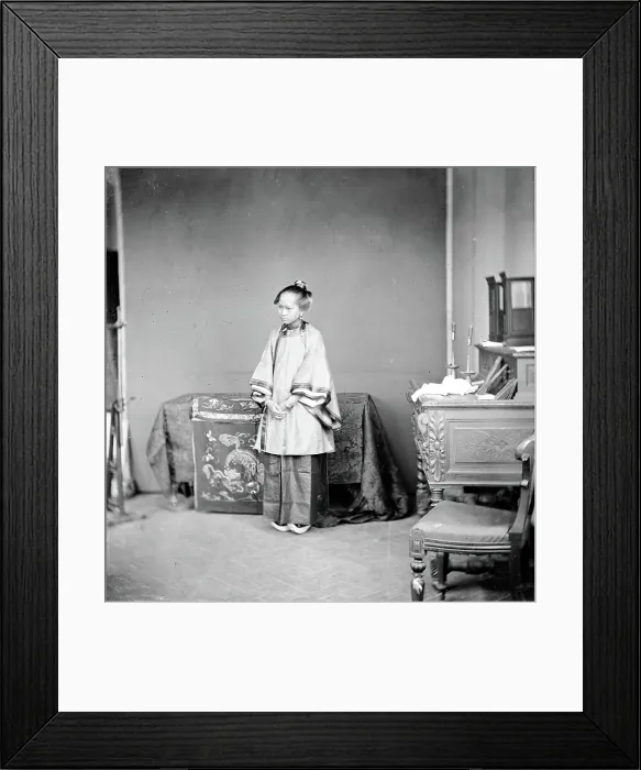 Framed Print : Hong Kong: a Cantonese lady, 1869-1871. Creator: John Thomson