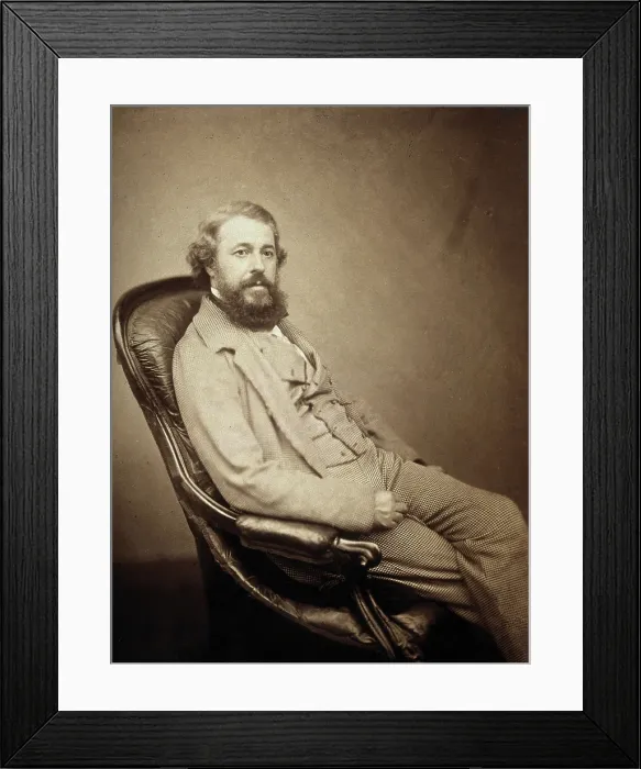 Framed Print : Edward Newman, c1870. Creator: Maull & Polyblank Framed Print : Edward Newman, c1870. Creator: Maull & Polyblank