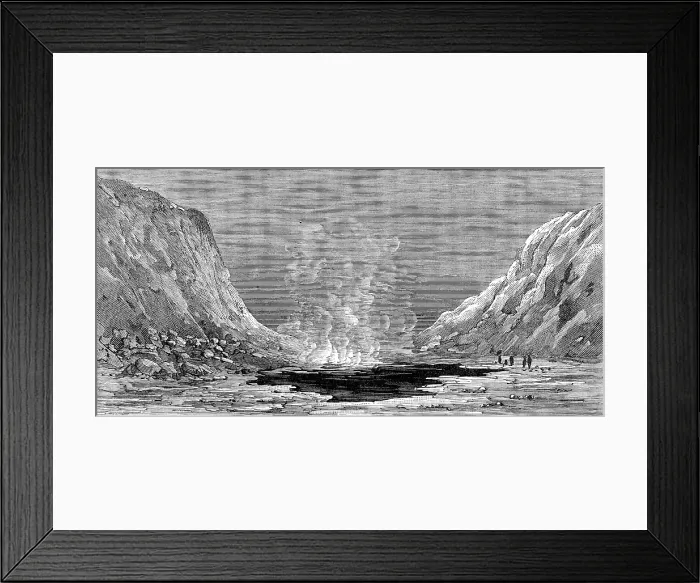 Framed Print : The American Franklin Search Expedition: open rapids, Back's River, 1881. Creator: Unknown. The American Franklin Search Expedition: open rapids, Back's River, 1881 Framed Print : The American Franklin Search Expedition: open rapids, Back's River, 1881. Creator: Unknown. The American Franklin Search Expedition: open rapids, Back's River, 1881