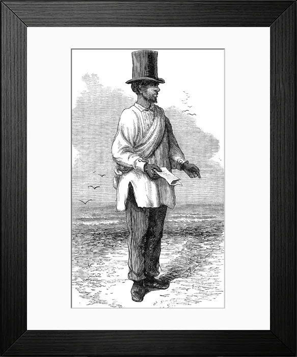 Framed Print : Hova Beach Governor at Morondova, Madagascar, 1881. Creator: Unknown Framed Print : Hova Beach Governor at Morondova, Madagascar, 1881. Creator: Unknown