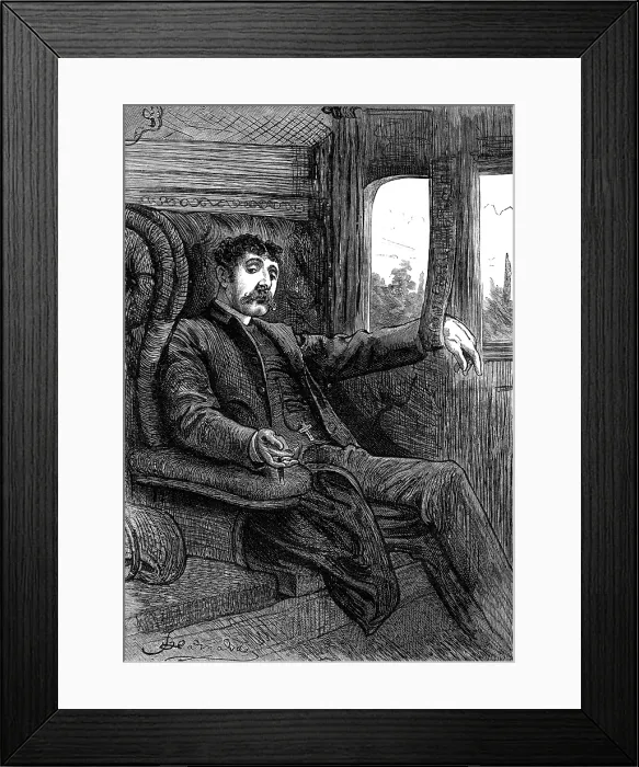 Framed Print : 'Do you object to smoking, Sir?', 1881. Creator: Unknown Framed Print : 'Do you object to smoking, Sir?', 1881. Creator: Unknown