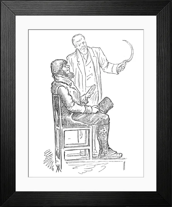 Framed Print : Witness for the defence and his interpreter, 1881. Creator: Wallis Mackay Framed Print : Witness for the defence and his interpreter, 1881. Creator: Wallis Mackay