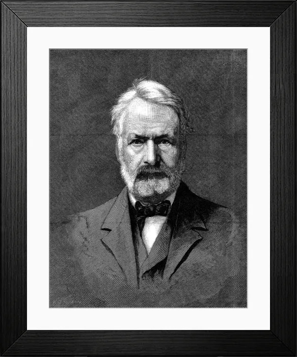 Framed Print : Victor Hugo, 1881. Creator: William Biscombe Gardner Framed Print : Victor Hugo, 1881. Creator: William Biscombe Gardner