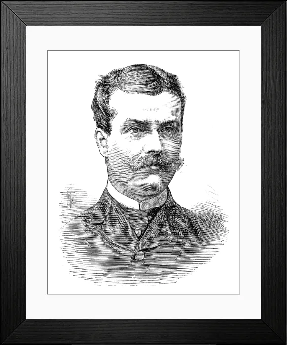 Framed Print : Lord Carrington, mover of the address in the House of Lords, 1881. Creator: Unknown Framed Print : Lord Carrington, mover of the address in the House of Lords, 1881. Creator: Unknown
