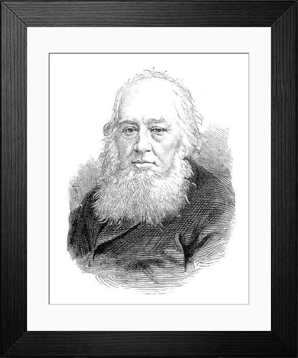 Framed Print : The late Mr. John Gould, F.R.S. 1881. Creator: Unknown Framed Print : The late Mr. John Gould, F.R.S. 1881. Creator: Unknown