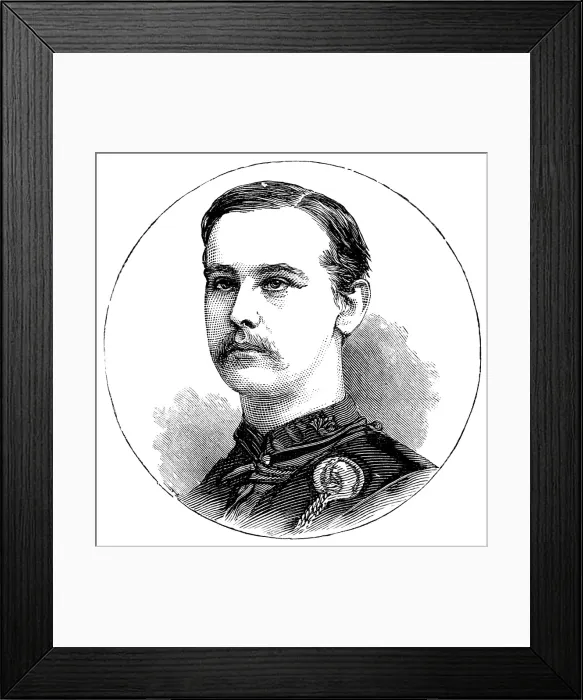 Framed Print : The late Lieutenant E. O. H. Wilkinson, 1881. Creator: Unknown Framed Print : The late Lieutenant E. O. H. Wilkinson, 1881. Creator: Unknown