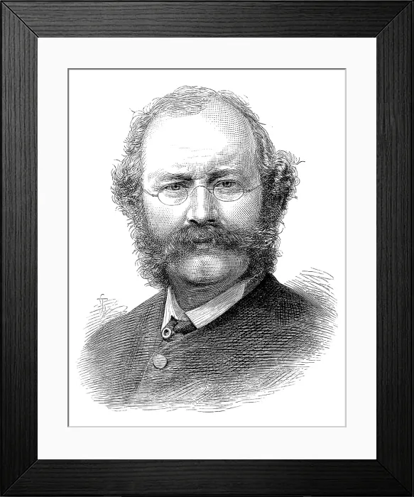 Framed Print : New Associate of the Royal Academy: the late Mr. W. Burges, A.R.A. 1881. Creator: Unknown