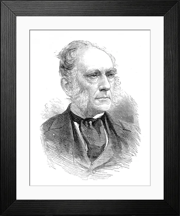 Framed Print : Sir James Risdon Bennett, M.D. President of the Royal College of Physicians, 1881. Creator: Unknown Framed Print : Sir James Risdon Bennett, M.D. President of the Royal College of Physicians, 1881. Creator: Unknown