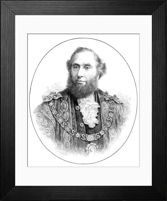 Framed Print : Mr. Alderman J. W. Ellis, the new Lord Mayor of London, 1881. Creator: Unknown Framed Print : Mr. Alderman J. W. Ellis, the new Lord Mayor of London, 1881. Creator: Unknown