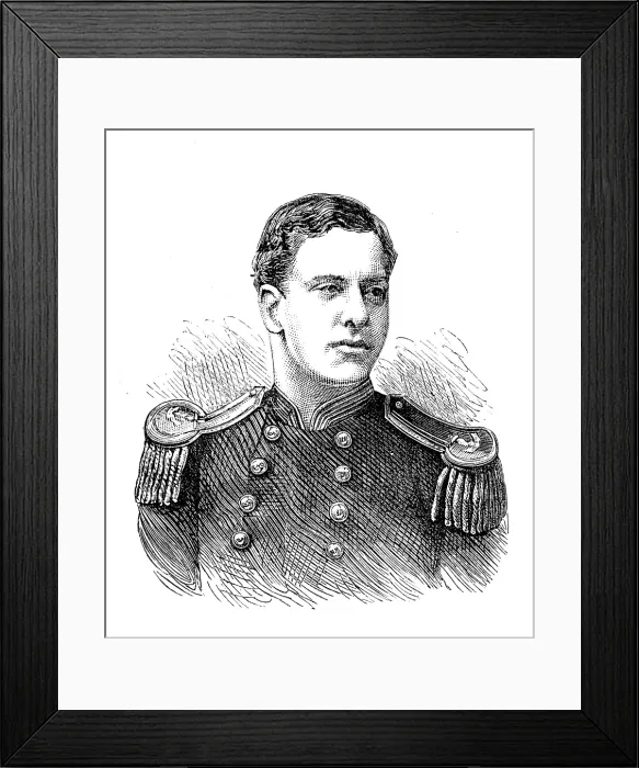 Framed Print : The late Lieutenant Trower, R.N. 1881. Creator: Unknown