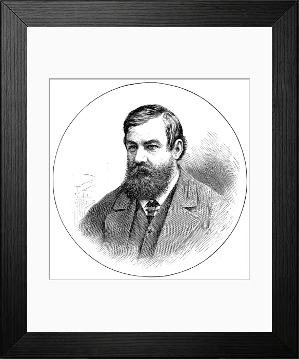 Framed Print : The late Mr. Frank Buckland, 1881. Creator: Unknown Framed Print : The late Mr. Frank Buckland, 1881. Creator: Unknown