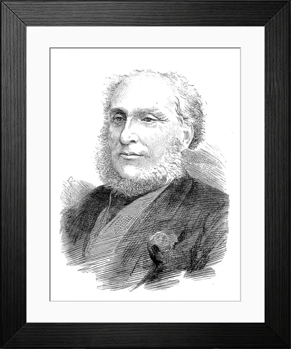 Framed Print : The late Mr. James Odams, 1881. Creator: Unknown Framed Print : The late Mr. James Odams, 1881. Creator: Unknown