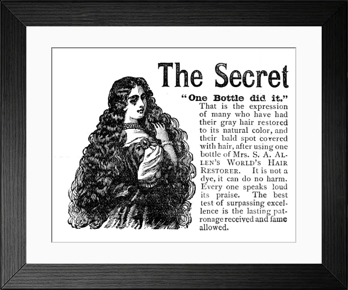 Framed Print : The Secret, 1883. Creator: Unknown Framed Print : The Secret, 1883. Creator: Unknown