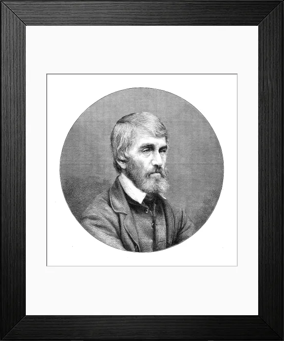 Framed Print : The late Thomas Carlyle, 1881. Creator: Unknown Framed Print : The late Thomas Carlyle, 1881. Creator: Unknown