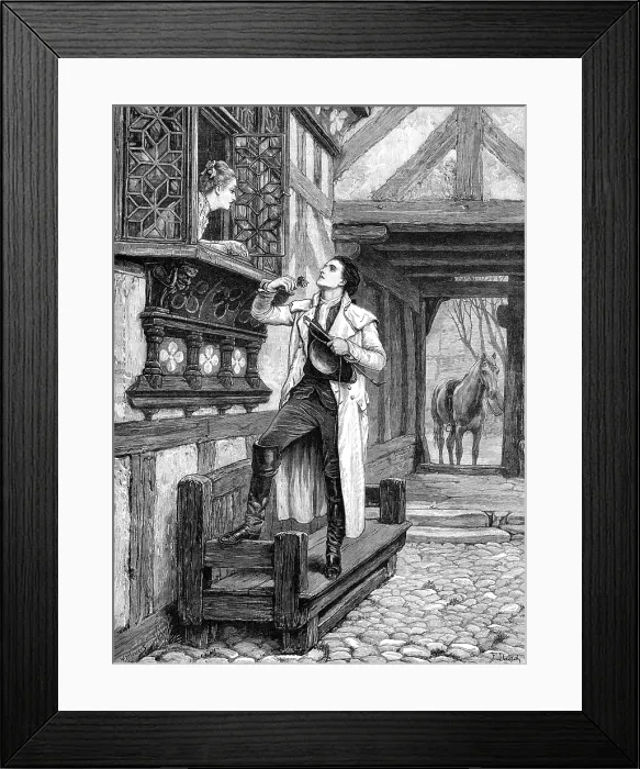 Framed Print : The Morn of St. Valentine, 1881. Creator: W. I. Mosses Framed Print : The Morn of St. Valentine, 1881. Creator: W. I. Mosses