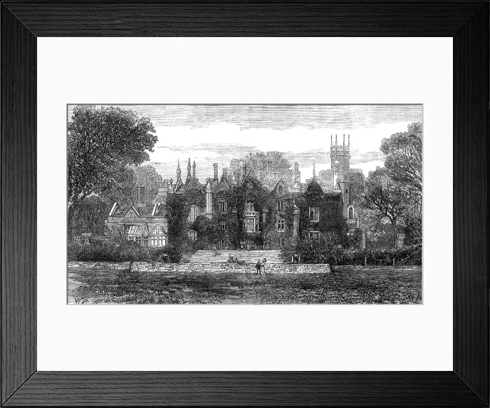 Framed Print : Singleton Abbey, Swansea, the residence of Mr. H. H. Vivian, M.P... 1881. Creator: Unknown Framed Print : Singleton Abbey, Swansea, the residence of Mr. H. H. Vivian, M.P... 1881. Creator: Unknown