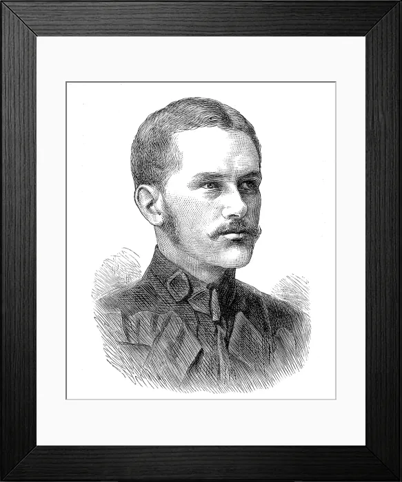 Framed Print : Surgeon-Major E. B. Hartley, V.C. Cape Mounted Rifles, 1881. Creator: Unknown Framed Print : Surgeon-Major E. B. Hartley, V.C. Cape Mounted Rifles, 1881. Creator: Unknown