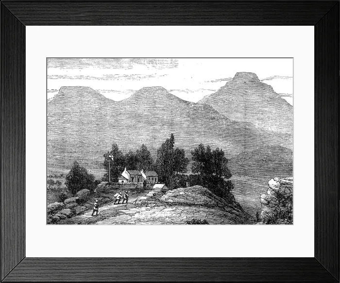 Framed Print : The Residency, Maseru, Basutoland, 1881. Creator: Unknown Framed Print : The Residency, Maseru, Basutoland, 1881. Creator: Unknown