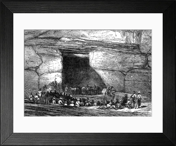 Framed Print : Litlasa's Cave, near Maseru, Basutoland, 1881. Creator: Unknown. Litlasa's Cave, near Maseru, Basutoland, 1881. Creator: Unknown Framed Print : Litlasa's Cave, near Maseru, Basutoland, 1881. Creator: Unknown. Litlasa's Cave, near Maseru, Basutoland, 1881. Creator: Unknown