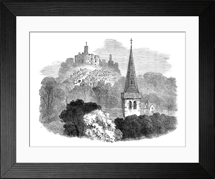 Framed Print : Warkworth, 1881. Creator: Unknown