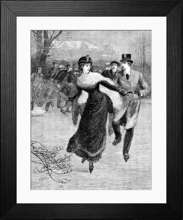 Framed Print : A Special Train, 1881. Creator: Unknown Framed Print : A Special Train, 1881. Creator: Unknown
