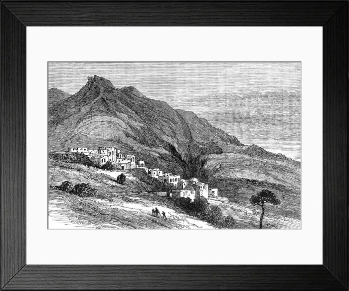 Framed Print : Casamicciola, Ischia, 1881. Creator: Unknown Framed Print : Casamicciola, Ischia, 1881. Creator: Unknown