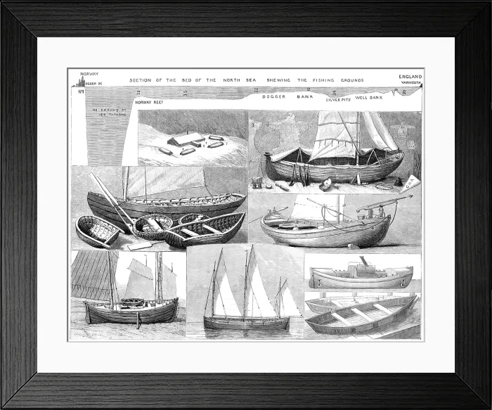 Framed Print : The International Fisheries Exhibition, 1883. Creator: Unknown Framed Print : The International Fisheries Exhibition, 1883. Creator: Unknown