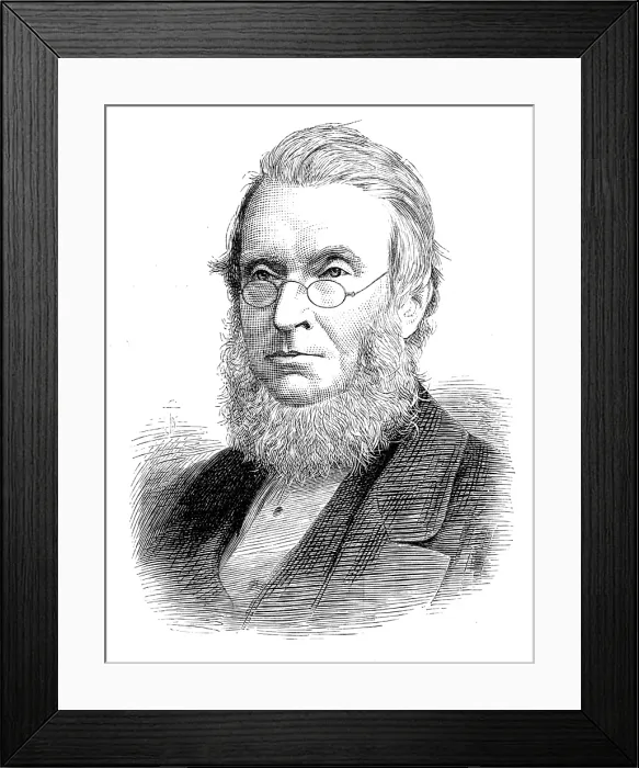 Framed Print : The late Mr. Decimus Burton, F.R.S. architect, 1881. Creator: Unknown