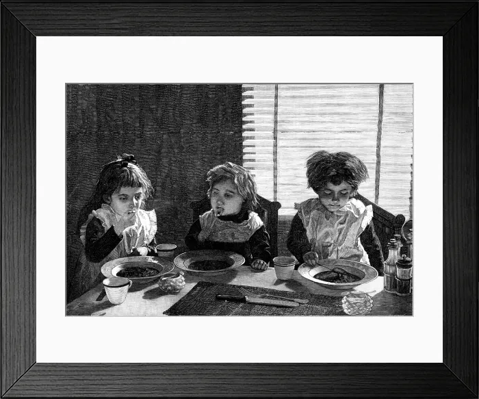 Framed Print : In the Nursery: Tottie, Tot, and Toozles - from a photograph by J. Thomson, 1881. Creator: Eugene Froment Framed Print : In the Nursery: Tottie, Tot, and Toozles - from a photograph by J. Thomson, 1881. Creator: Eugene Froment