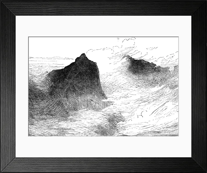 Framed Print : Sketch of a picture in the Royal Academy Exhibition: Mountain Tops, J. M'Whirter, A.R.A. 1881 Framed Print : Sketch of a picture in the Royal Academy Exhibition: Mountain Tops, J. M'Whirter, A.R.A. 1881