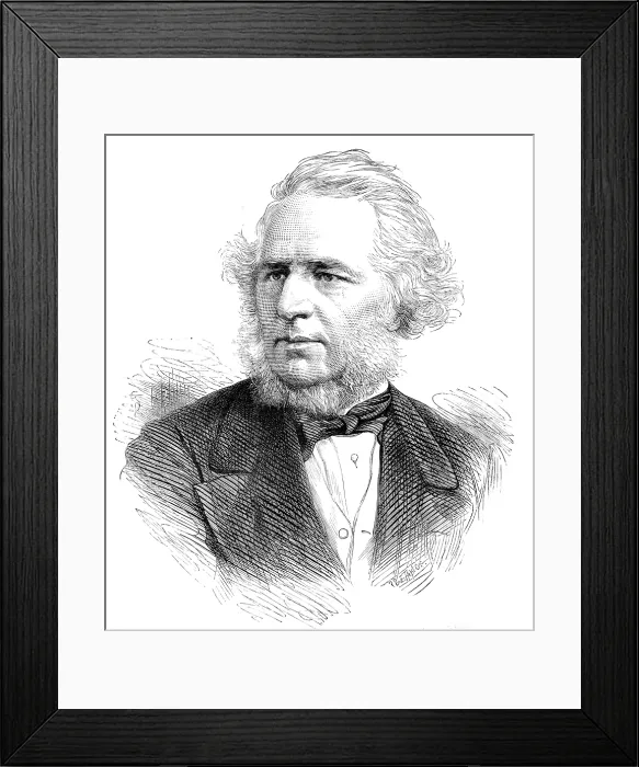 Framed Print : The late Sir Charles Reed, M.P. Chairman of the London School Board, 1881. Creator: Unknown Framed Print : The late Sir Charles Reed, M.P. Chairman of the London School Board, 1881. Creator: Unknown