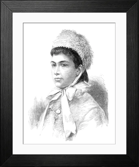Framed Print : The Royal Marriage at Karlsruhe: Princess Victoria of Baden, 1881. Creator: Unknown Framed Print : The Royal Marriage at Karlsruhe: Princess Victoria of Baden, 1881. Creator: Unknown