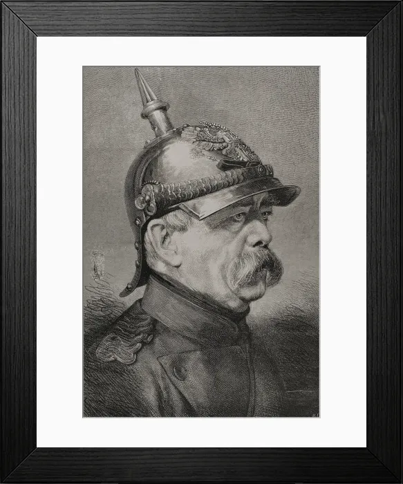 Framed Print : Otto von Bismarck (1815-1898), German statesman and politician, 1878. Creator: Unknown Framed Print : Otto von Bismarck (1815-1898), German statesman and politician, 1878. Creator: Unknown