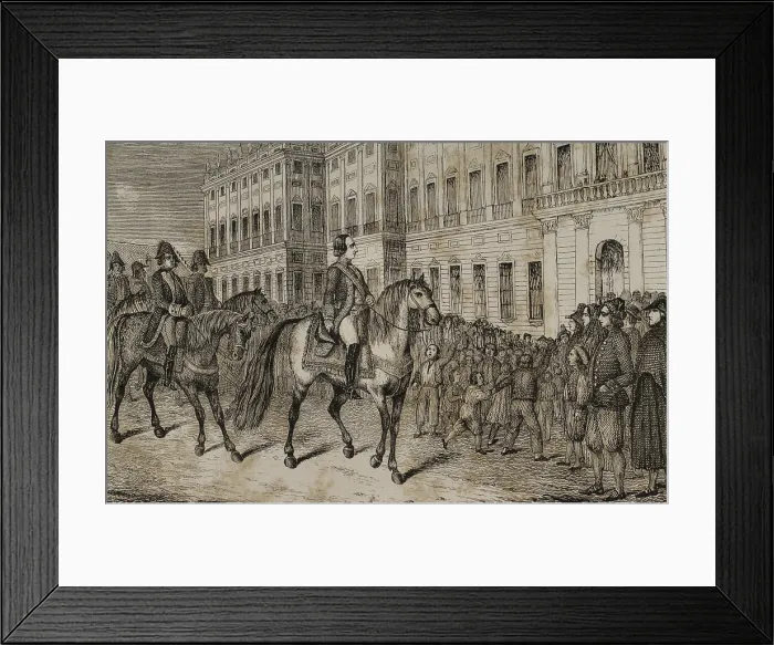 Framed Print : Manuel Godoy is appointed General of Spain and the Indies...13 January 1807, (1851). Creator: Unknown Framed Print : Manuel Godoy is appointed General of Spain and the Indies...13 January 1807, (1851). Creator: Unknown