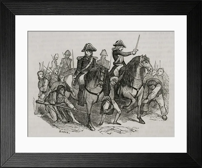 Framed Print : Mutiny of Aranjuez, Spain, 1808, (1851). Creator: Sainz Framed Print : Mutiny of Aranjuez, Spain, 1808, (1851). Creator: Sainz