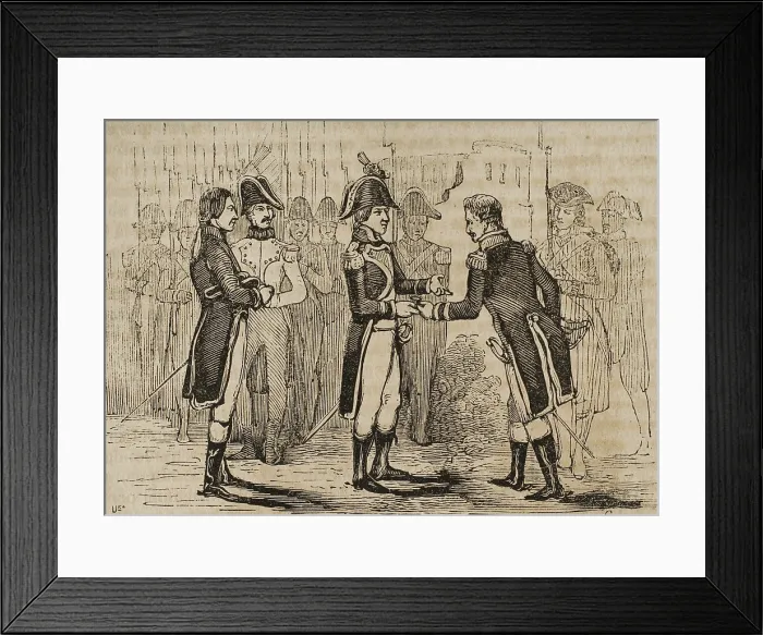 Framed Print : Cession of the territories of Louisiana from the Kingdom of Spain to France, 1803, (1851). Creator: Unknown Framed Print : Cession of the territories of Louisiana from the Kingdom of Spain to France, 1803, (1851). Creator: Unknown