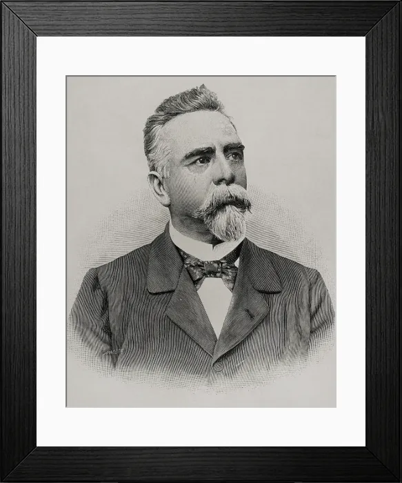 Framed Print : Manuel Ferraz de Campos Sales (1841-1913), Brazilian politician, President of Brazil, 1898. Creator: Benigno Matute Parga Framed Print : Manuel Ferraz de Campos Sales (1841-1913), Brazilian politician, President of Brazil, 1898. Creator: Benigno Matute Parga