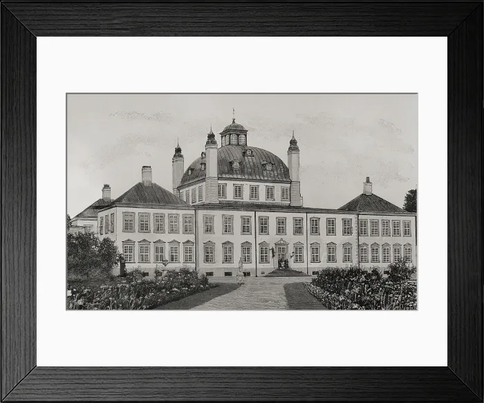 Framed Print : Fredensborg Palace, Denmark, 1898. Creator: Unknown Framed Print : Fredensborg Palace, Denmark, 1898. Creator: Unknown