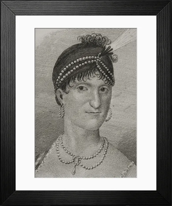 Framed Print : Maria Luisa of Parma (1751-1819), 1851. Creators: Miranda, Martinez Framed Print : Maria Luisa of Parma (1751-1819), 1851. Creators: Miranda, Martinez