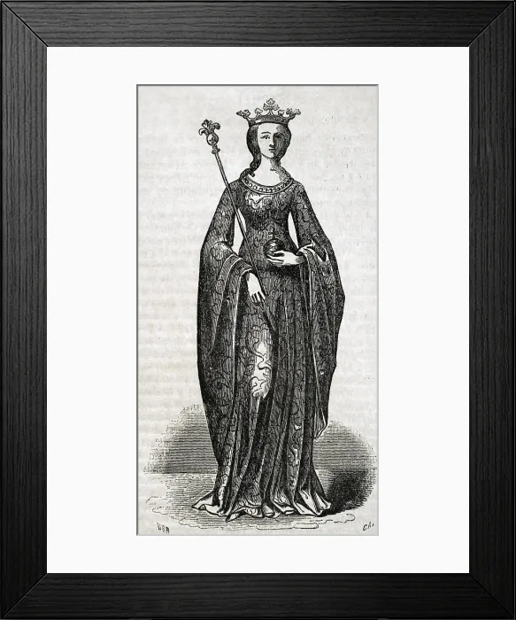 Framed Print : Maria of Navarre, 1852. Creator: Tomas Carlos Capuz Framed Print : Maria of Navarre, 1852. Creator: Tomas Carlos Capuz