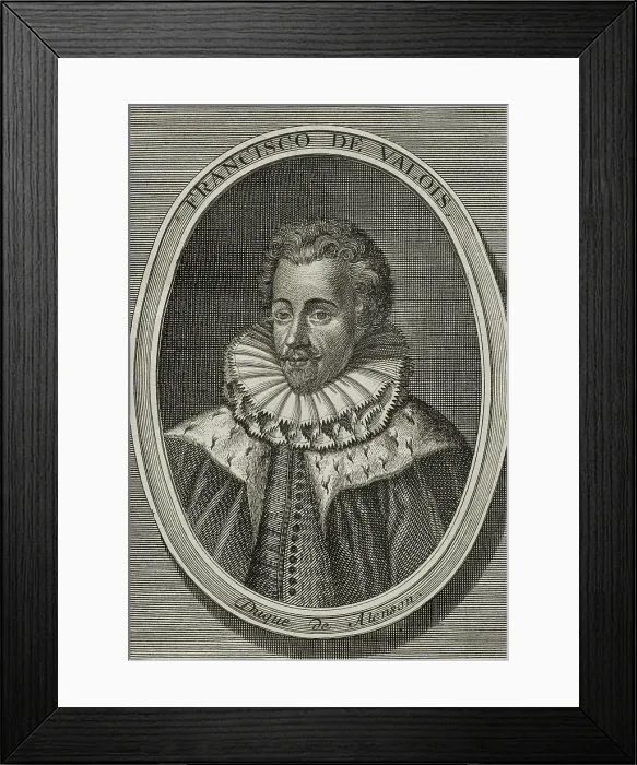 Framed Print : Francis of Anjou (1554-1584), 1748. Creator: Unknown Framed Print : Francis of Anjou (1554-1584), 1748. Creator: Unknown