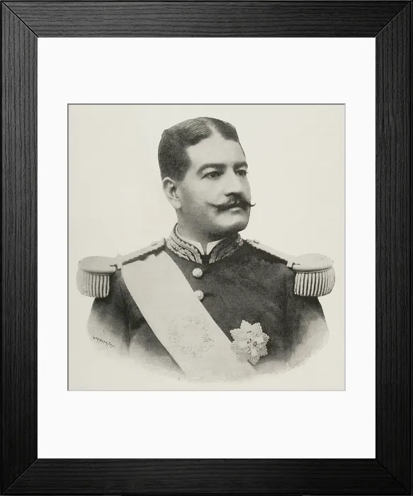 Framed Print : Jose Maria de Jesus Reina Barrios (1854-1898), President of Guatemala (1892-1898), 1898. Creator: Enrique Laporta Valor Framed Print : Jose Maria de Jesus Reina Barrios (1854-1898), President of Guatemala (1892-1898), 1898. Creator: Enrique Laporta Valor