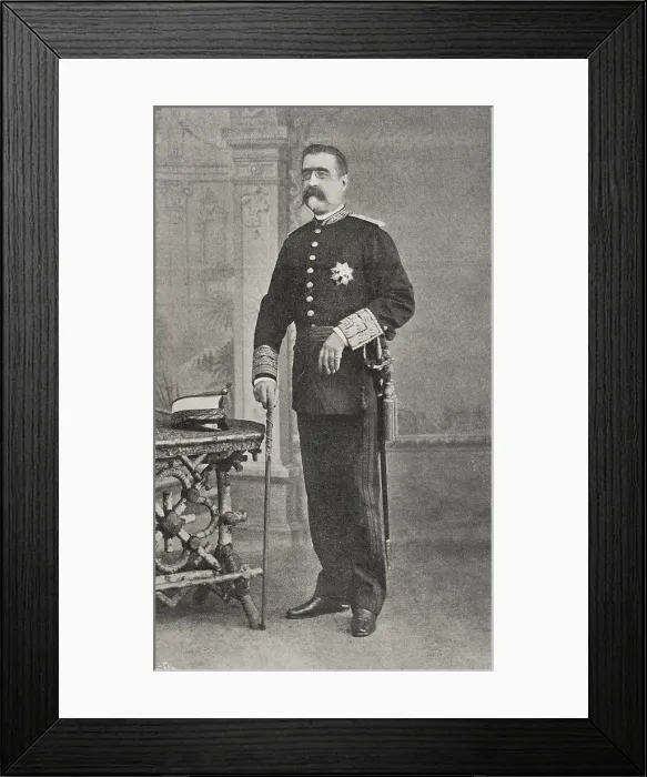 Framed Print : Basilio Augustin Davila (1840-1910), Spanish, Governor-General of the Philippines, 1898. Creator: Unknown Framed Print : Basilio Augustin Davila (1840-1910), Spanish, Governor-General of the Philippines, 1898. Creator: Unknown