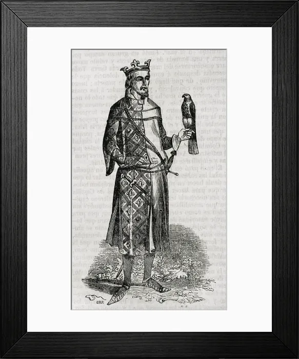 Framed Print : Juan I of Aragon, 1852. Creator: Unknown Framed Print : Juan I of Aragon, 1852. Creator: Unknown