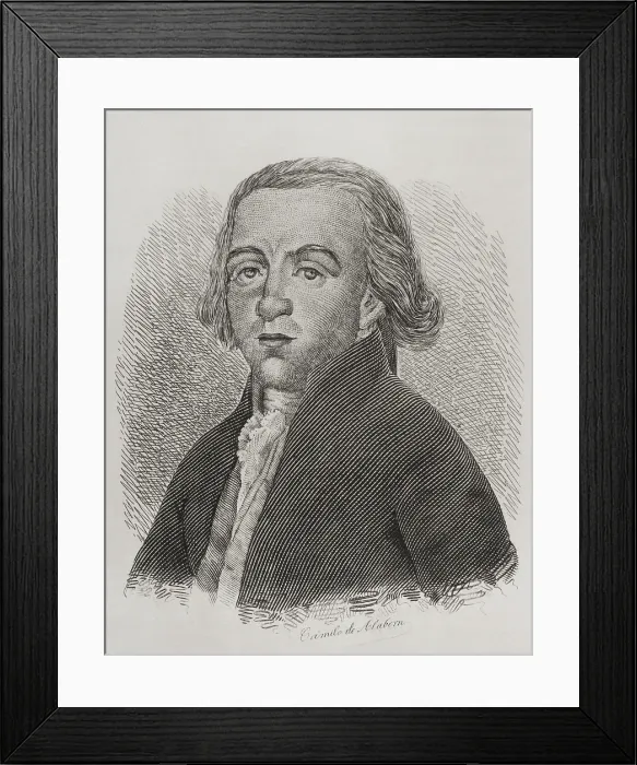 Framed Print : Juan Melendez Valdes (1754-1817, Spanish poet, 1851. Creator: Camilo de Alabern) Framed Print : Juan Melendez Valdes (1754-1817, Spanish poet, 1851. Creator: Camilo de Alabern)