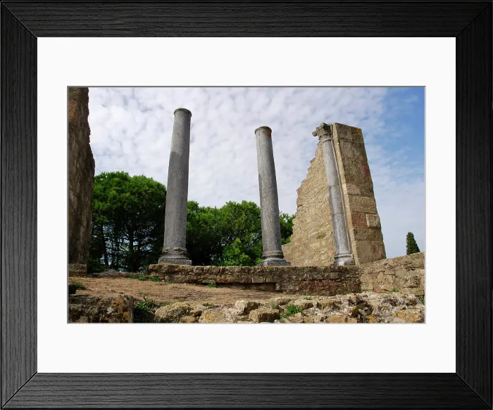 Framed Print : Remains of the Forum, Mirobriga, Alentejo region, Portugal, 1st-4th centuries (2008). Creator: Unknown Framed Print : Remains of the Forum, Mirobriga, Alentejo region, Portugal, 1st-4th centuries (2008). Creator: Unknown