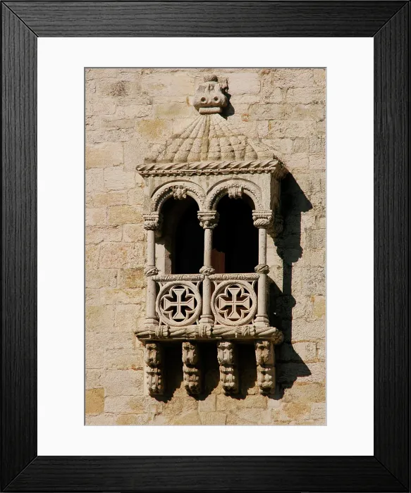 Framed Print : Belem Tower (Tower of Belem), Lisbon, Portugal, 16th century, 2008. Architectural detail. Creator: Unknown Framed Print : Belem Tower (Tower of Belem), Lisbon, Portugal, 16th century, 2008. Architectural detail. Creator: Unknown
